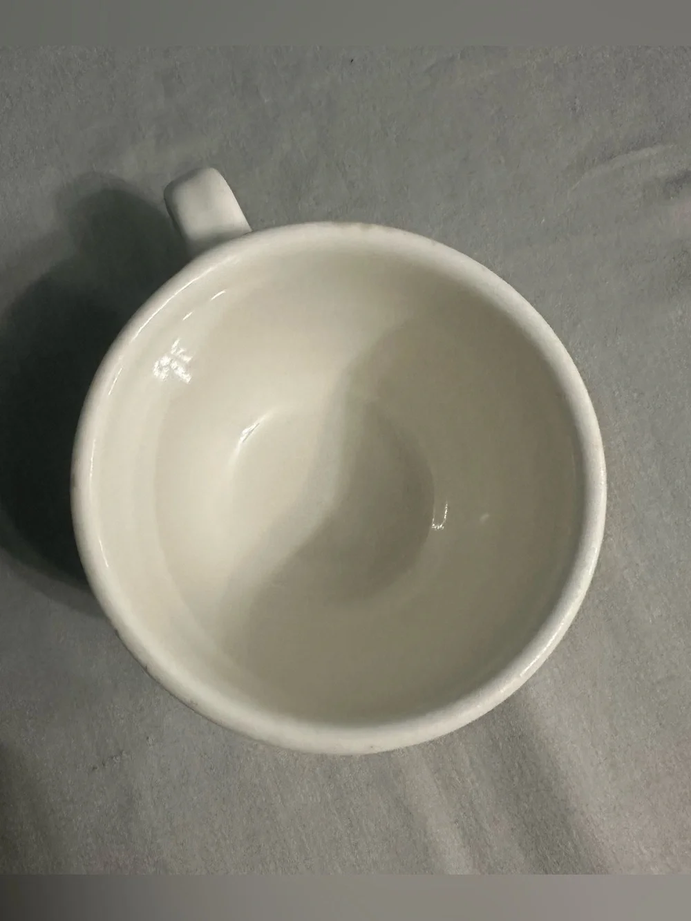 VTG Buffalo China USA Heavy White Diner Mug